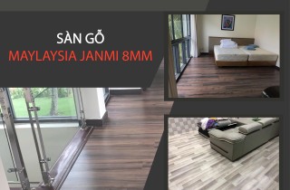 JANMI 8mm – Sàn gỗ công nghiệp cao cấp Hàn Quốc, cốt HDF siêu chịu nước